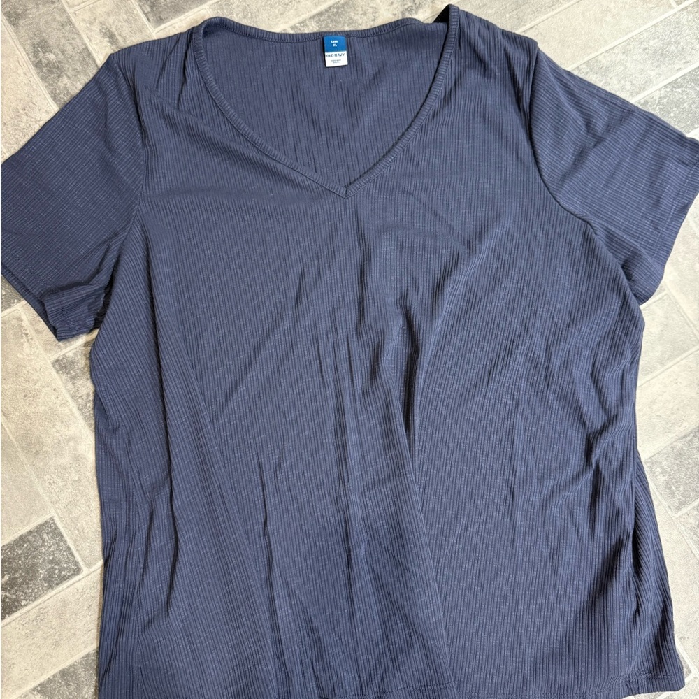 Old Navy Luxe Ribbed V-Neck